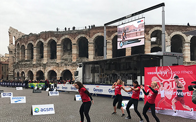 videowall su camion di grandi dimensioni